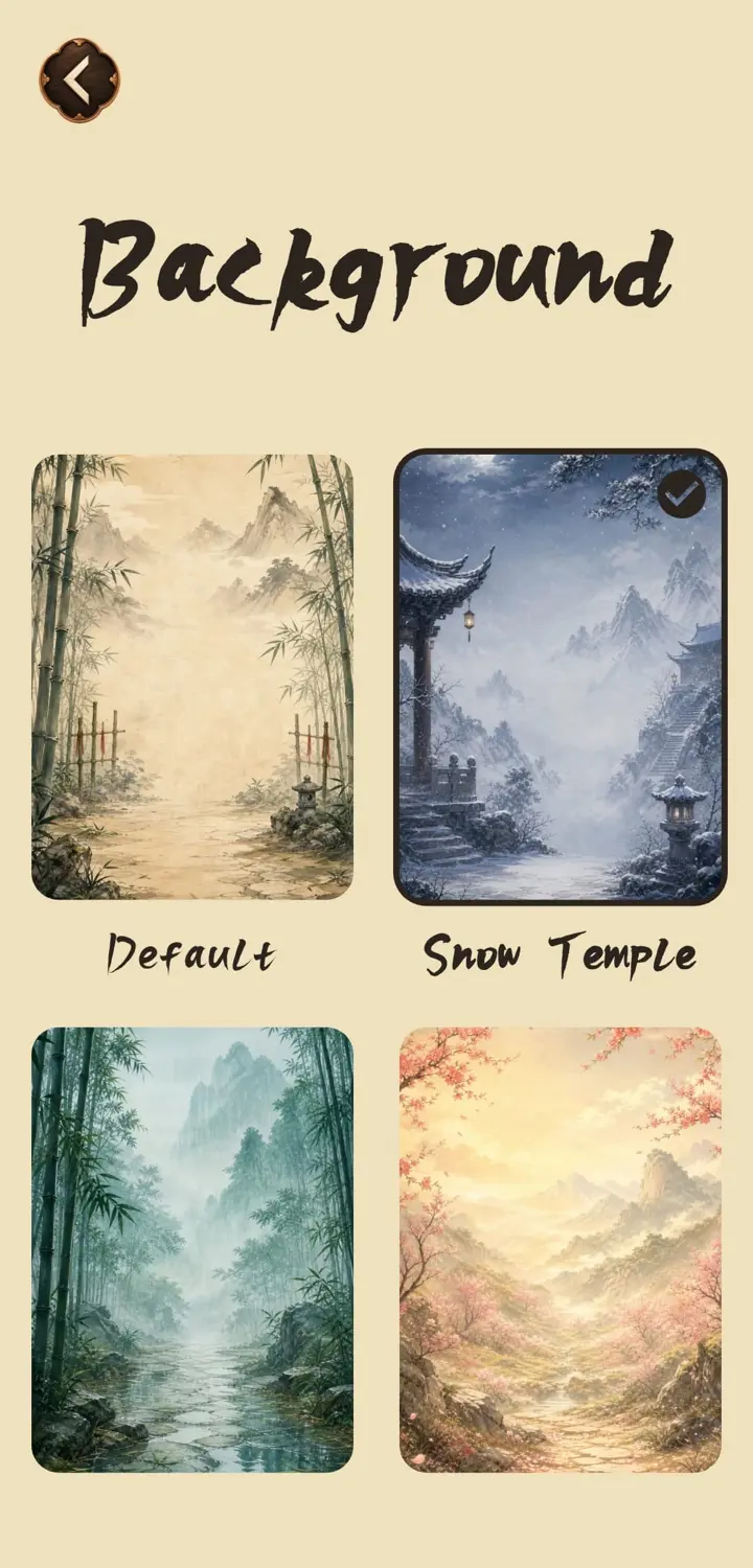Blade & Timber — selectable worlds